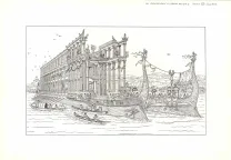 Illustration noir et blanc, Les Voyages d'Alix, La Marine Antique (T.2), Marc Henniquiau