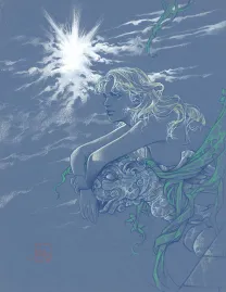 Colored illustration, Le Roman de Malemort, Eric Stalner