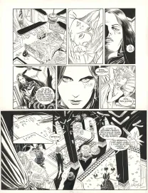 Planche noir et blanc, Niklos Koda, Magie noire (T.6), Olivier Grenson