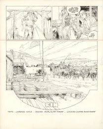 Color layout, Jonathan Cartland, Silver Canyon (T.7), Michel Blanc-Dumont