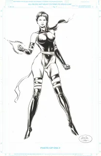 Black and white illustration, Michael Bair