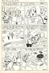 Planche noir et blanc, Betty & Veronica Friends Forever, Summer Fun, Dan De Carlo