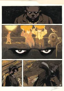 Planche couleur, Le Silence de Malka, Ruben Pellejero