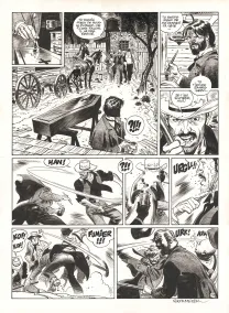 Planche noir et blanc, Undertaker, Mister Prairie (T.7), Ralph Meyer