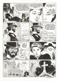Planche noir et blanc, Undertaker, Le Monde selon Oz (T.8), Ralph Meyer