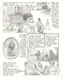 Planche noir et blanc, À la recherche de Peter Pan,  Cosey