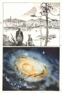 Planche couleur, Au pied des étoiles, Emmanuel Lepage