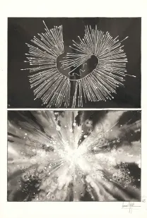 Planche noir et blanc, Au pied des étoiles, Emmanuel Lepage