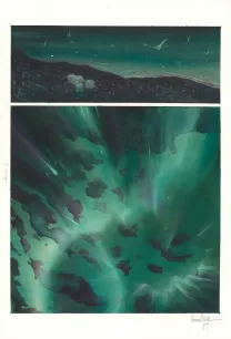 Planche couleur, Danser avec le vent, Emmanuel Lepage