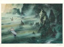Colored original page, Danser avec le vent, Emmanuel Lepage