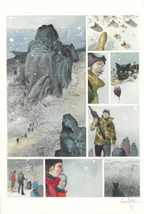 Planche couleur, Danser avec le vent, Emmanuel Lepage