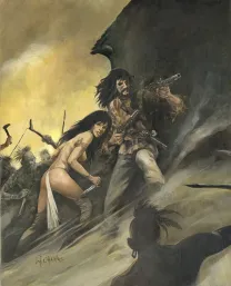 Couverture, Les Pionniers du nouveau monde, La Rivière en flammes (T.9), Jean François Charles
