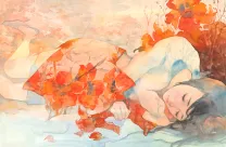 Colored illustration, Mimi,  Wei Yao