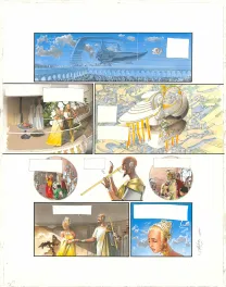 Planche couleur, Le Fléau des Dieux, Urbi et Orbi (T.3), Aleksa Gajic