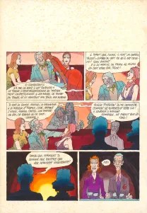 Colored original page, Tranches de vie, Gérard Lauzier
