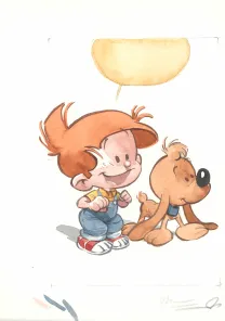 Illustration couleur, Boule et Bill, José Luis Munuera