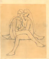 Illustration noir et blanc, Paul Cuvelier