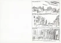 Black and white original page, Les Scorpions du Désert,  Wazem