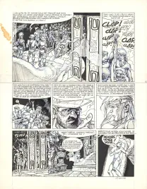 Planche noir et blanc, Aquablue, Aquablue (T.1), Olivier Vatine