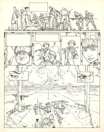 Planche noir et blanc, Les Eaux de Mortelune, Les Yeux de Nicolas (T.4), Philippe Adamov