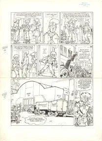 Planche noir et blanc, Woogee, La Cité des anges - Acte 1 (T.2), André Benn