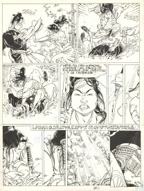 Black and white original page, Kogaratsu, Marc Michetz