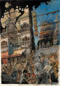 Colored illustration, Orbital, Hors Série n°1 - Premières rencontres, Serge Pellé