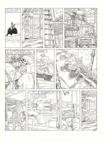 Planche noir et blanc, Adler, La Force (T.9), René Sterne