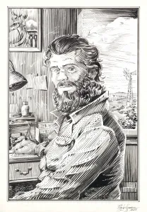 Illustration noir et blanc, OFF, Patrice Réglat-Vizzavona