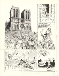 Black and white original page, Cinemastock,  Alexis