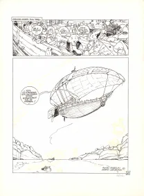 Planche noir et blanc, Les Lumières de l'Amalou, Théo (T.1), Claire Wendling