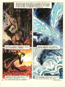 Illustration noir et blanc, Valérian, Jean-Claude Mézières