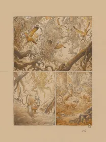 Planche couleur, Les Hautes Herbes,  Grun