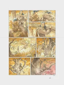 Planche couleur, Les Hautes Herbes,  Grun