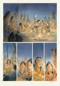 Planche couleur, Cheyenne, Patrick Prugne