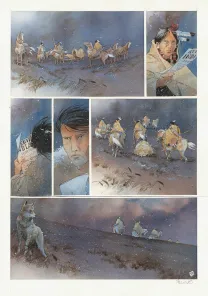 Planche couleur, Cheyenne, Patrick Prugne