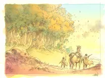 Illustration couleur, Les Hautes Herbes,  Grun