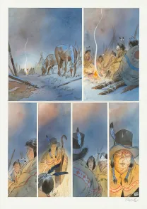 Planche couleur, Cheyenne, Patrick Prugne