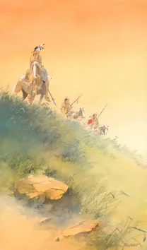 Illustration couleur, Cheyenne, Patrick Prugne