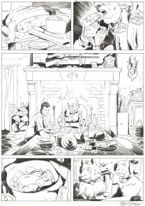 Black and white original page, OFF, Patrice Réglat-Vizzavona