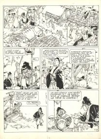 Planche noir et blanc, Kogaratsu, Le Dos du tigre (T.4), Marc Michetz