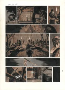 Planche couleur, Servitude, Livre II - Drekkars (T.2), Eric Bourgier