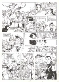 Black and white original page, Petit d'homme, L'Éveil (T.1), Marc N'Guessan
