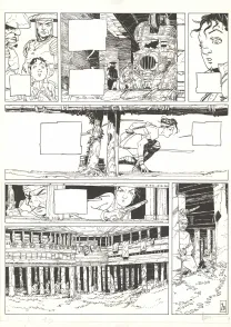 Planche noir et blanc, Hispanola, Viky (T.3), Fabrice Meddour