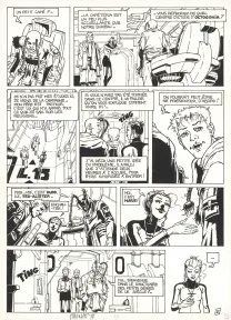 Planche noir et blanc, L'Ancêtre programmé, Le temps de l'éveil (T.1), Loïc Malnati