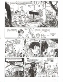 Black and white original page, Petit d'homme, Secret (T.2), Marc N'Guessan