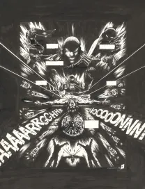 Black and white original page, Lex, Stéphane Collignon