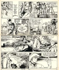 Planche noir et blanc, Teddy Ted, Gérald Forton