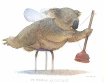 Illustration couleur, Armel Gaulme Bestiary Sketchbook #1, Armel Gaulme