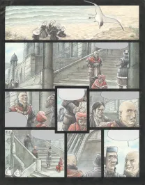 Planche couleur, Reflets d'écume, Naïade (T.1), Alberto Varanda